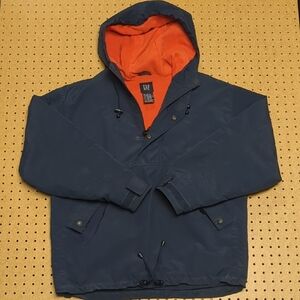 Vintage GAP Navy Blue Anorak Y2K Jacket